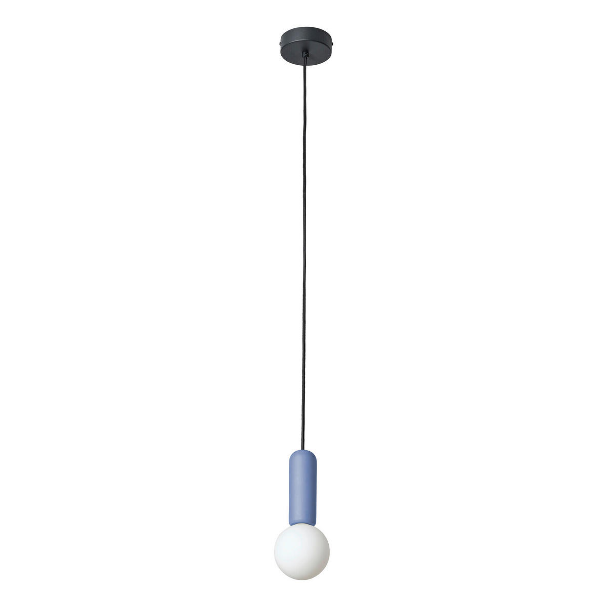 HÄNGELEUCHTE 10/120 cm  - Blau, Basics, Stein (10/120cm) - Osram