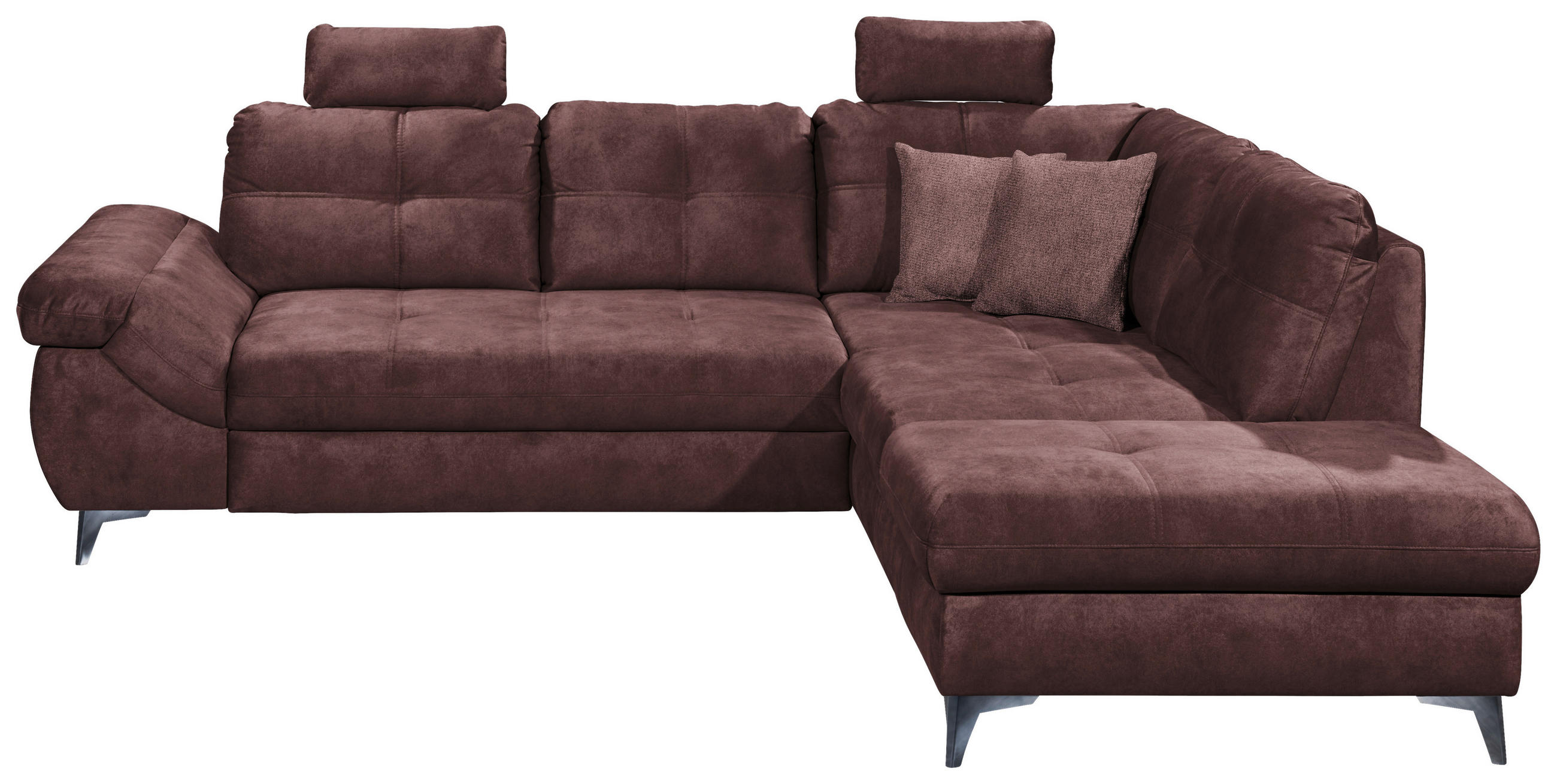 KUTNA GARNITURA tekstil  patlidžan   - crna/patlidžan, Konvencionalno, tekstil/plastika (275/218cm) - MID.YOU