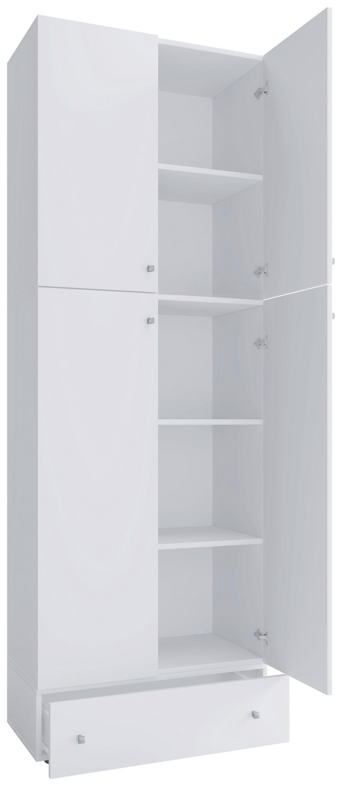 AKTENSCHRANK 70/200/39 cm  - Weiss, Modern, Holzwerkstoff (70/200/39cm) - MID.YOU