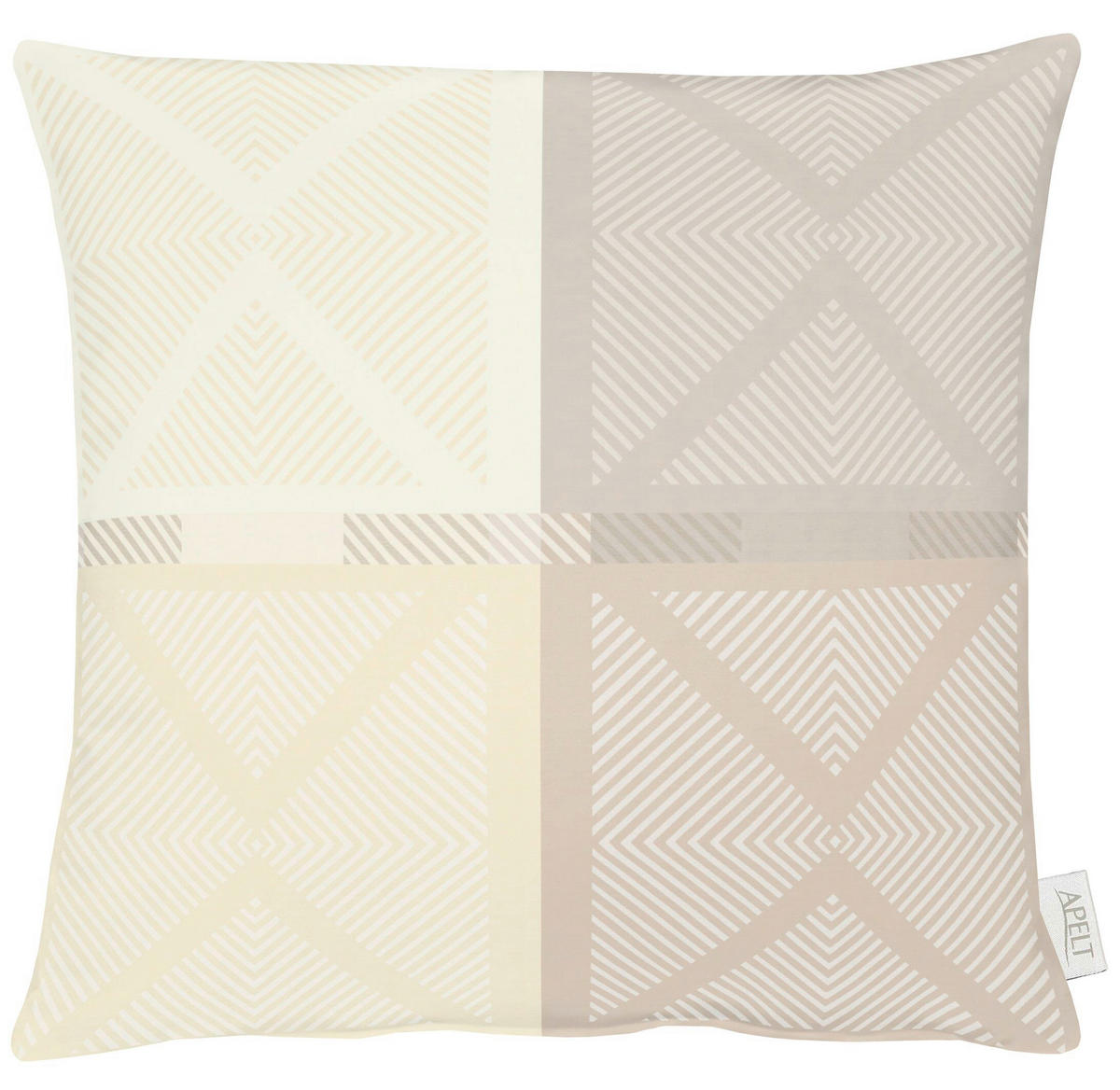 KISSENHÜLLE Verona 49/49 cm  - Perlmutt, Design, Textil (49/49cm) - Apelt