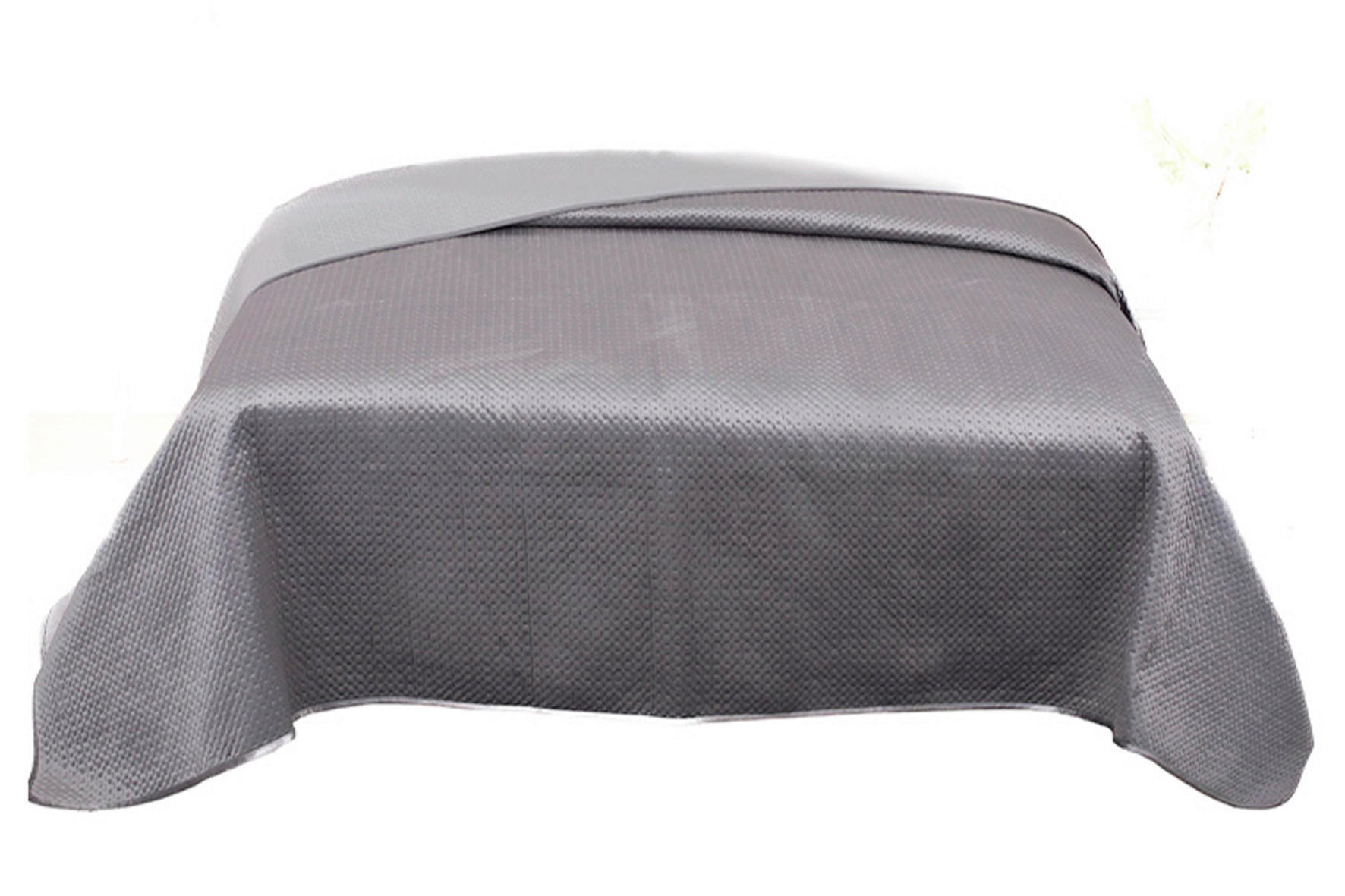 ÁGYTAKARÓ  - grafitszürke, Basics, textil (230/5/250cm)