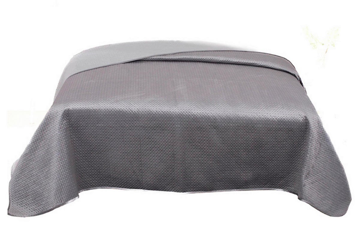 ÁGYTAKARÓ  - grafitszürke, Basics, textil (230/5/250cm)