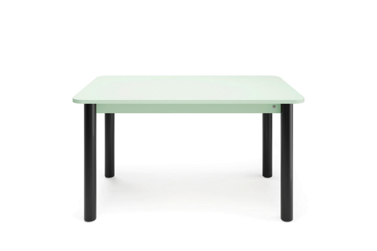 ESSTISCH in Metall, Holzwerkstoff 140/90/76 cm   - Salbeigrün/Schwarz, Natur, Holzwerkstoff/Metall (140/90/76cm) - Tom Tailor