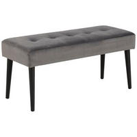 KLOP BREZ NASLONA, kovina, tekstil črna, temno siva  - temno siva/črna, Trend, kovina/tekstil (95/45/38cm) - Livetastic