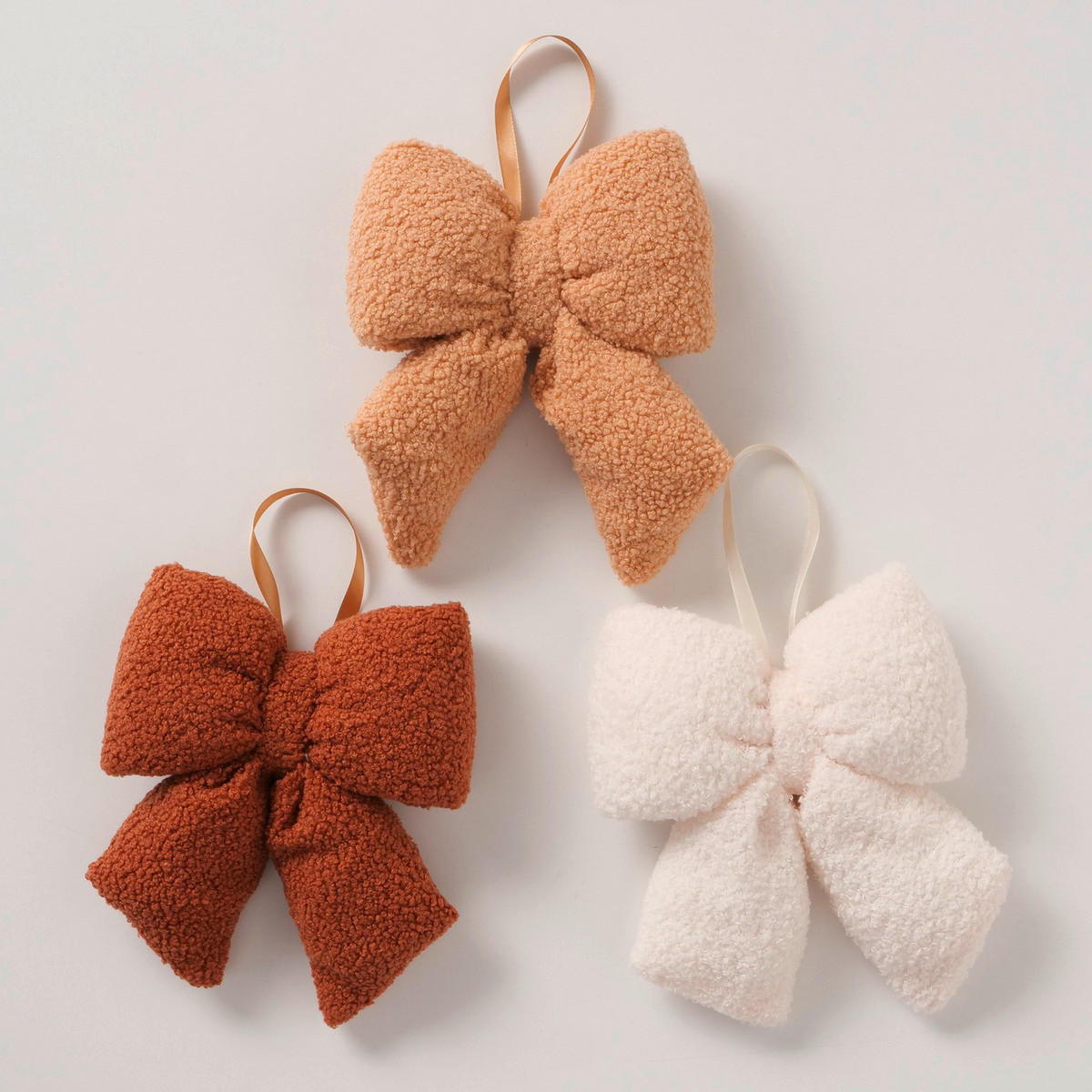 DEKOHÄNGER  - Hellbraun/Beige, LIFESTYLE, Textil (21/21/6,5cm)
