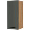 KÜCHENOBERSCHRANK 30/72/35 cm  in Grün, Eichefarben  - Eichefarben/Schwarz, MODERN, Holzwerkstoff/Metall (30/72/35cm) - Nobilia