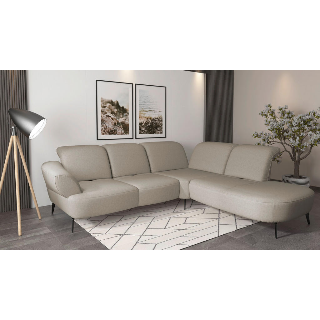Sit & More ROHOVÁ SEDAČKA, textil, taupe