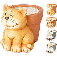 KVETINÁČ sklo, 22/29/21 cm - viacfarebná, Basics, sklo (22/29/21cm)