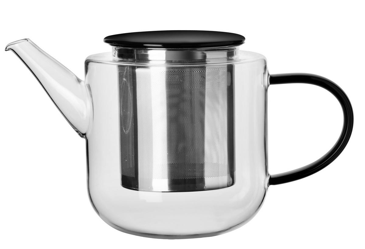 TEEKANNE  - Schwarz, Basics, Glas (24,1/12,9/13,7cm) - ASA