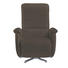 RELAXSESSEL Echtleder - Taupe/Chromfarben, Design, Leder/Metall (80/109/88cm) - Beldomo Premium RELAXSESSEL Echtleder - Taupe/Chromfarben, Design, Leder/Metall (80/109/88cm) - Beldomo Premium