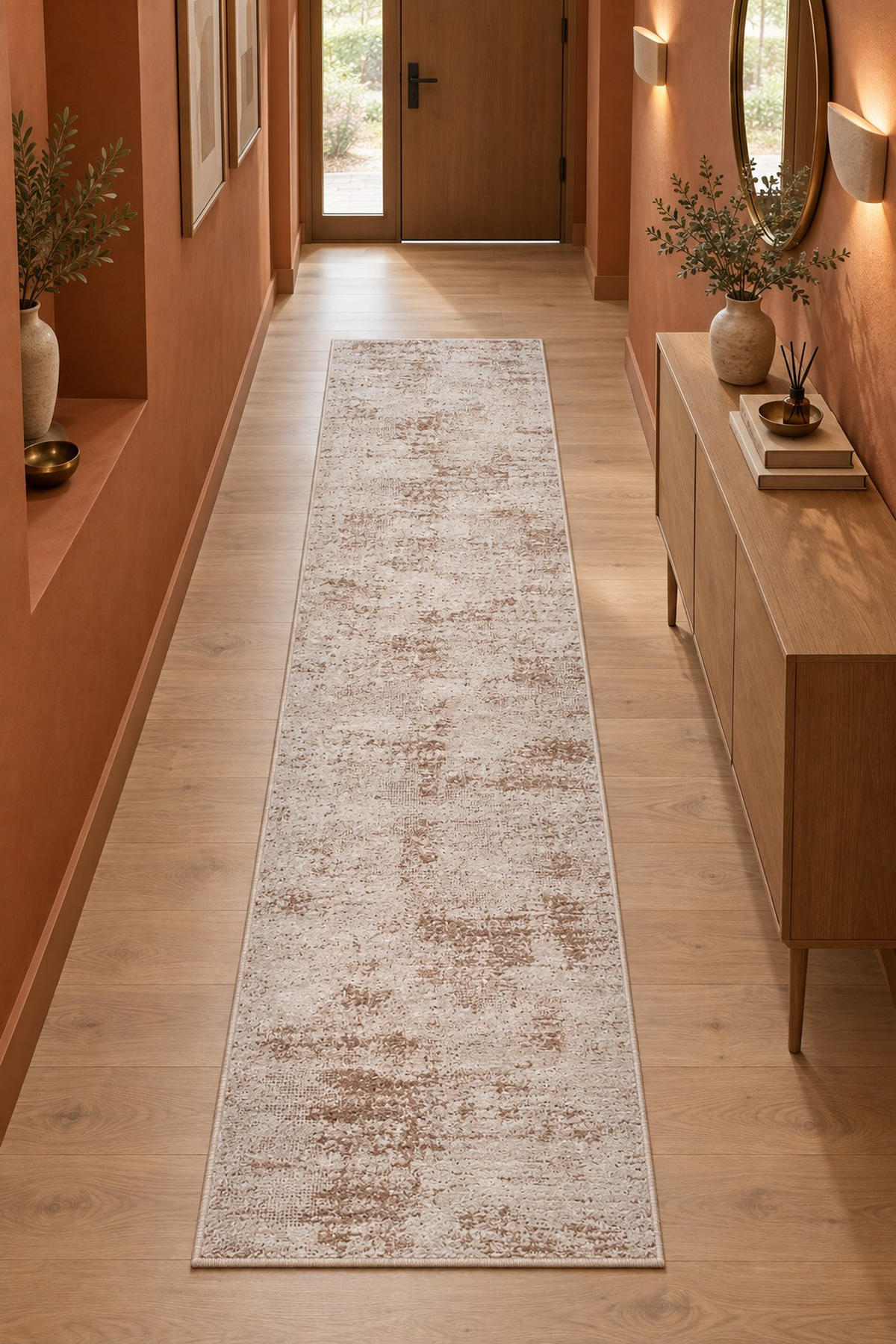 GOLVLÖPARE 80/300 cm Elegance  - beige, Design, textil (80/300cm) - Novel
