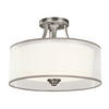 TAKLAMPA Elstead Lacey 38.1/27.8 cm  - silver, Lifestyle, metall/glas (38.1/27.8cm) - Elstead Lighting