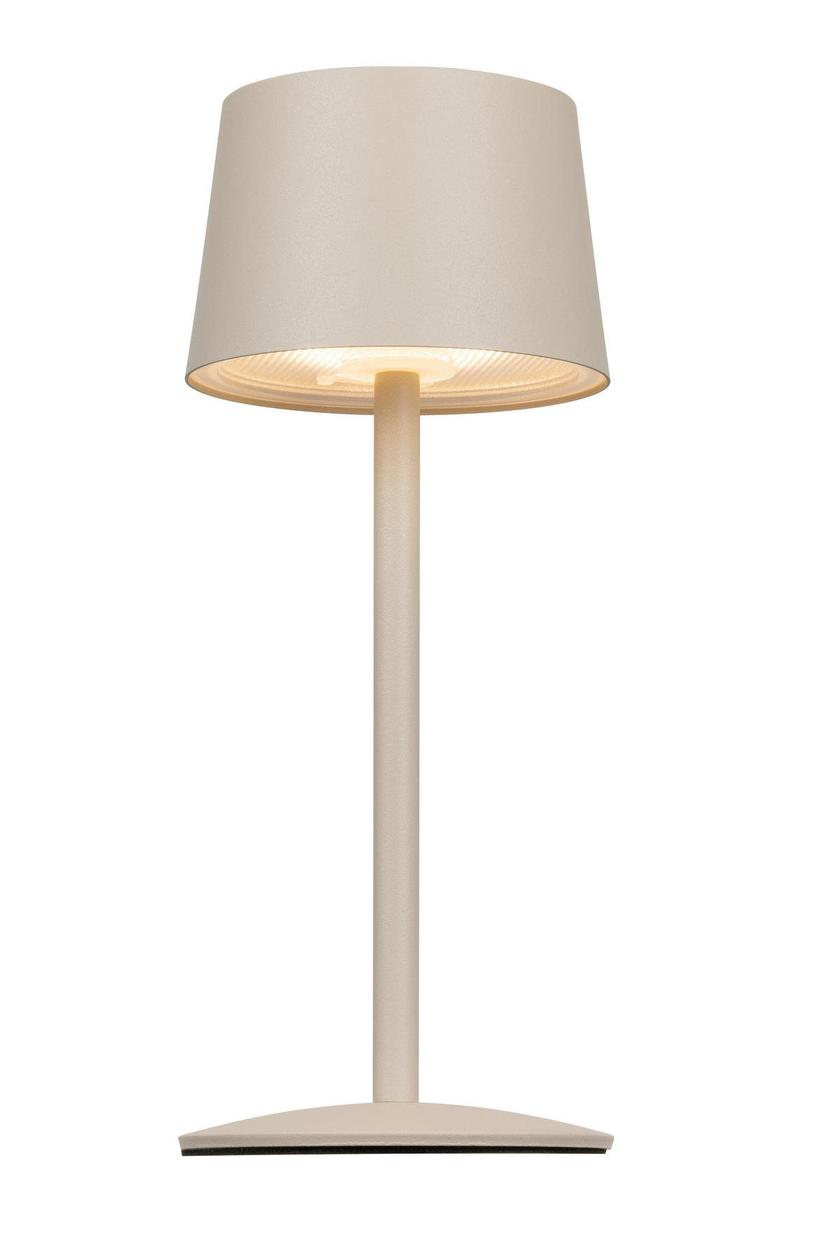 AKKU-TISCHLEUCHTE 9/22 cm  - Beige, Basics, Metall (9/22cm) - Novel