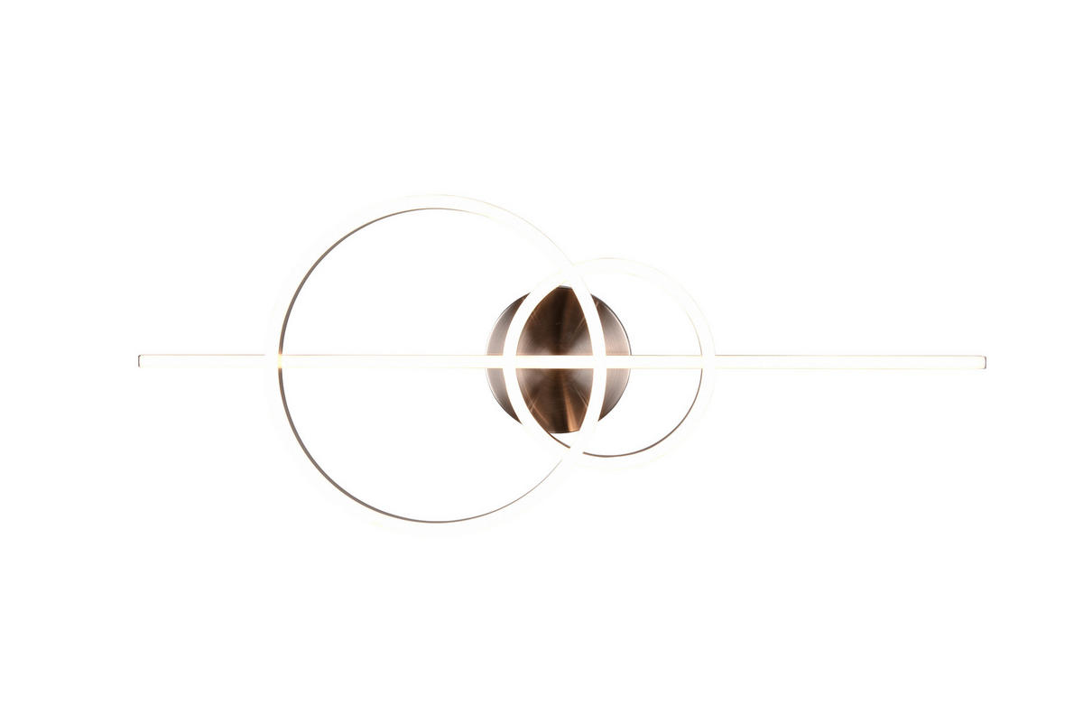 LED-TAKLAMPA Montilla 100/12,5/40 cm  - nickelfärgad, Basics, metall (100/12,5/40cm) - Trio Leuchten