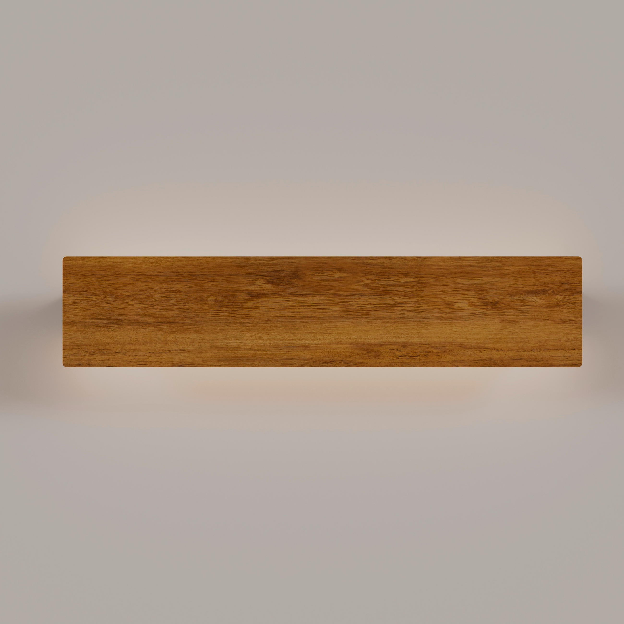 LED-WANDLEUCHTE 38/12/10 cm   - Eichefarben, Natur, Holz (38/12/10cm) - Waldwelt