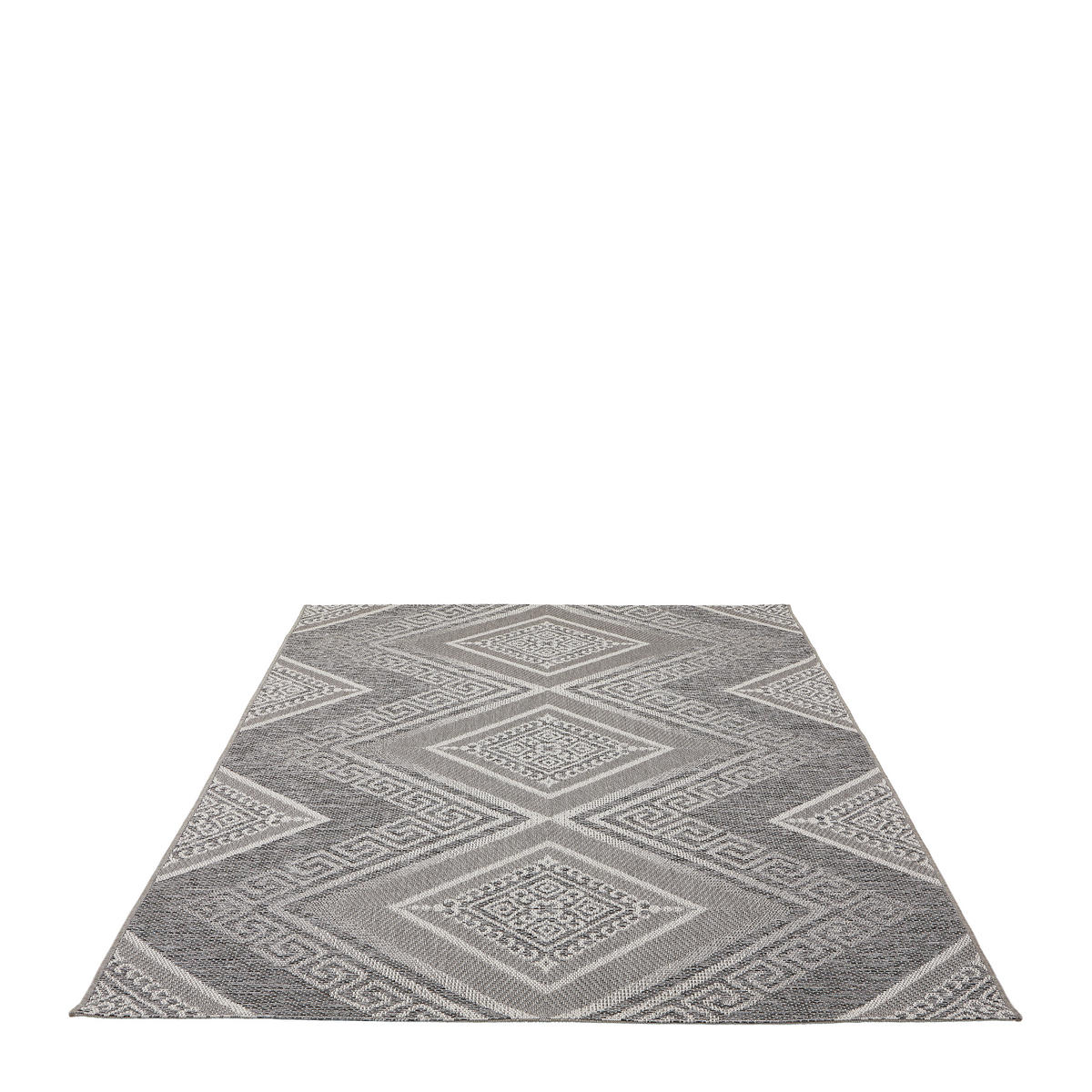 TEPIH ZA UNUTAR./VANJ. UPORAB 120/170 cm   siva  Trinidad  - siva, Design, tekstil/plastika (120/170cm) - Novel