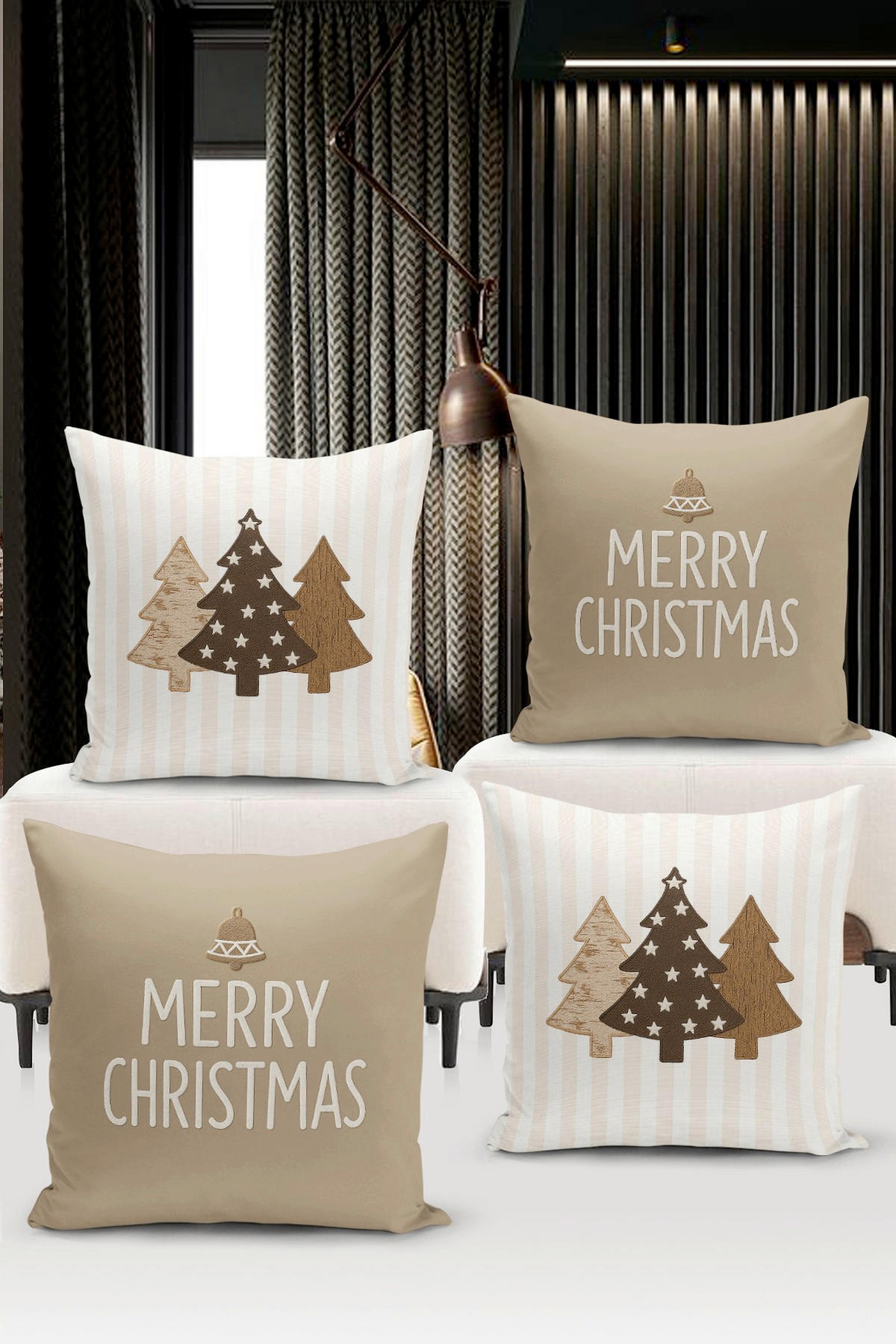 KISSENBEZUG-SET 43/43 cm  - Multicolor, Basics, Textil (43/43cm) - X-Mas