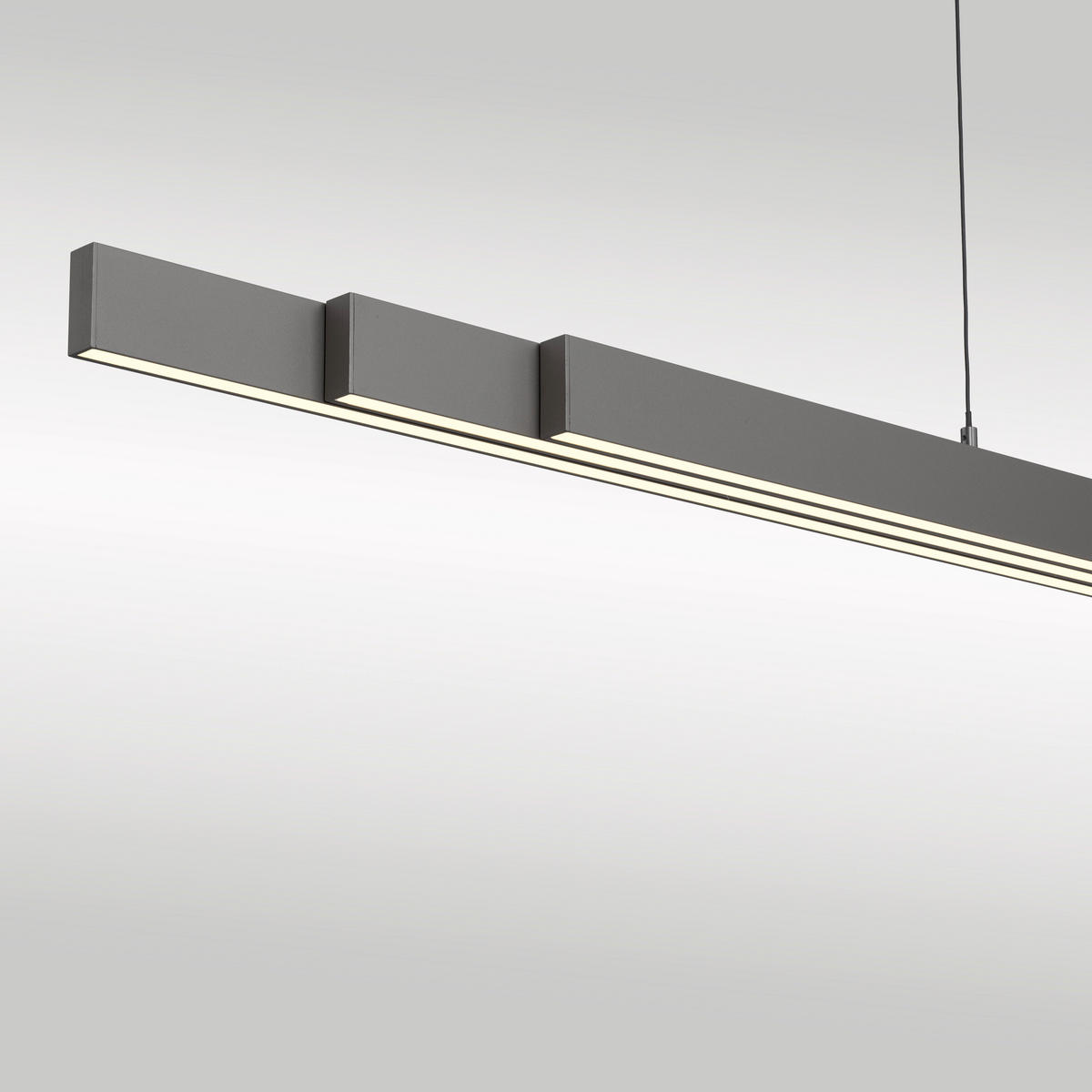 LED-HÄNGELEUCHTE 179/55/150 cm  - Anthrazit, Design, Kunststoff/Metall (179/55/150cm)