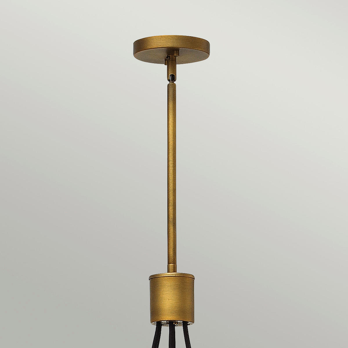 HÄNGLAMPA Elstead Fulton 70.3/124.8 cm  - svart/guldfärgad, Klassisk, metall (70.3/124.8cm) - Elstead Lighting