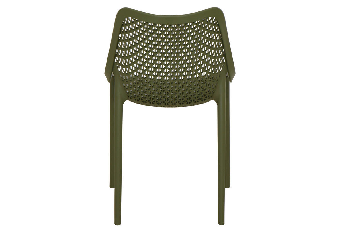 GARTENGARNITUR 3-teilig  - Anthrazit/Olivgrün, Basics, Holzwerkstoff/Kunststoff (80/81/80cm) - Siena Garden