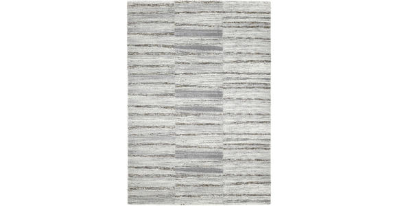 WEBTEPPICH 160/230 cm Ignis Fumo Grau, Hellgrau, Beige  - Beige/Hellgrau, Design, Textil (160/230cm) - Novel