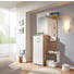 GARDEROBE - Eichefarben/Weiß, KONVENTIONELL, Holzwerkstoff (100/196/37cm) - Carryhome GARDEROBE - Eichefarben/Weiß, KONVENTIONELL, Holzwerkstoff (100/196/37cm) - Carryhome