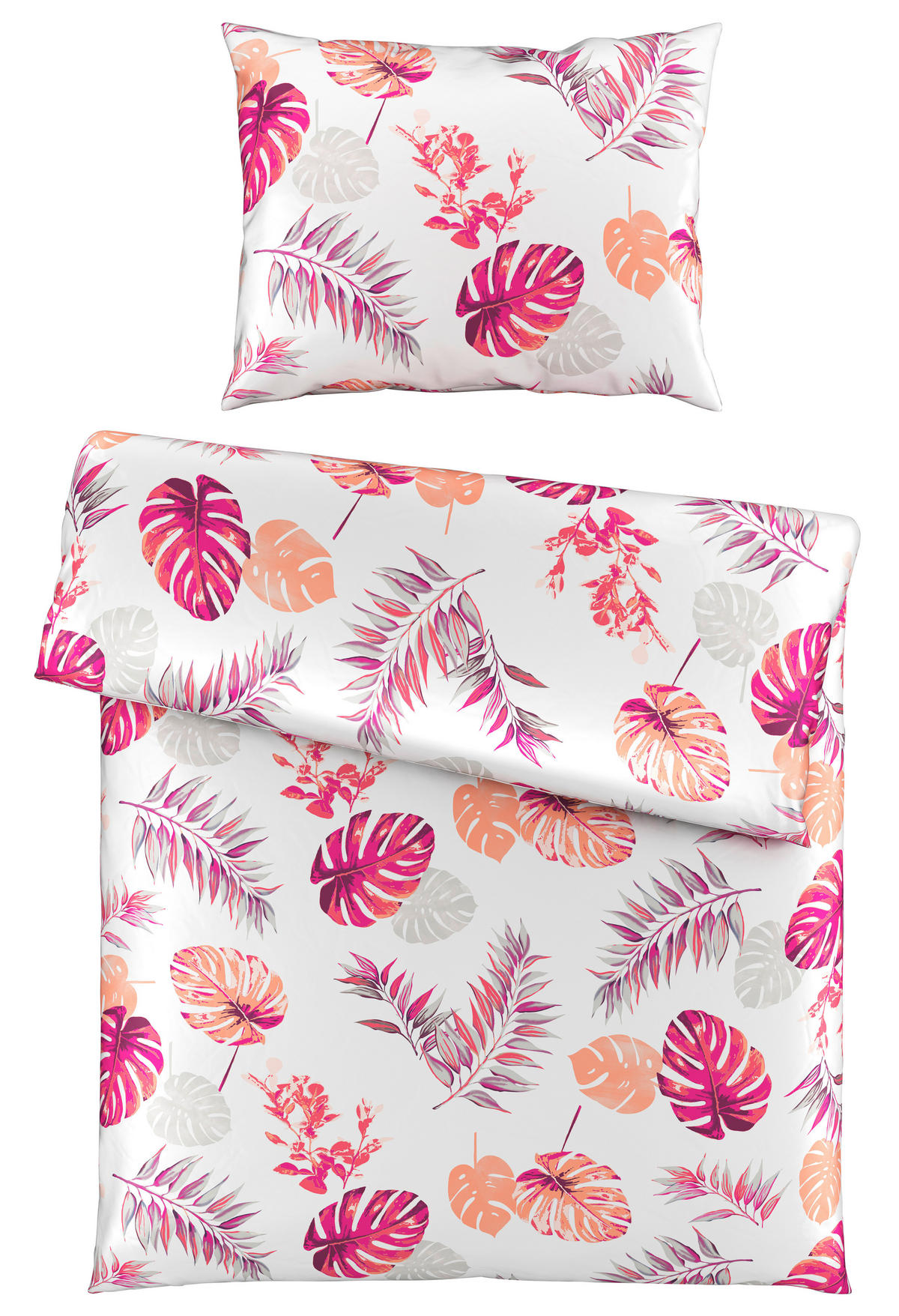 POSTEĽNÁ BIELIZEŇ, satén, pink, 140/200 cm - pink, Konventionell, textil (140/200cm) - Esposa