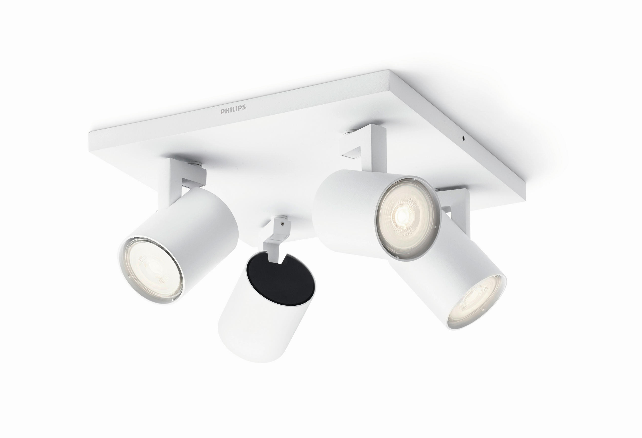 LED-DECKENLEUCHTE Spot Runner 24/24/19 cm   - Weiß, Basics, Metall (24/24/19cm) - Philips