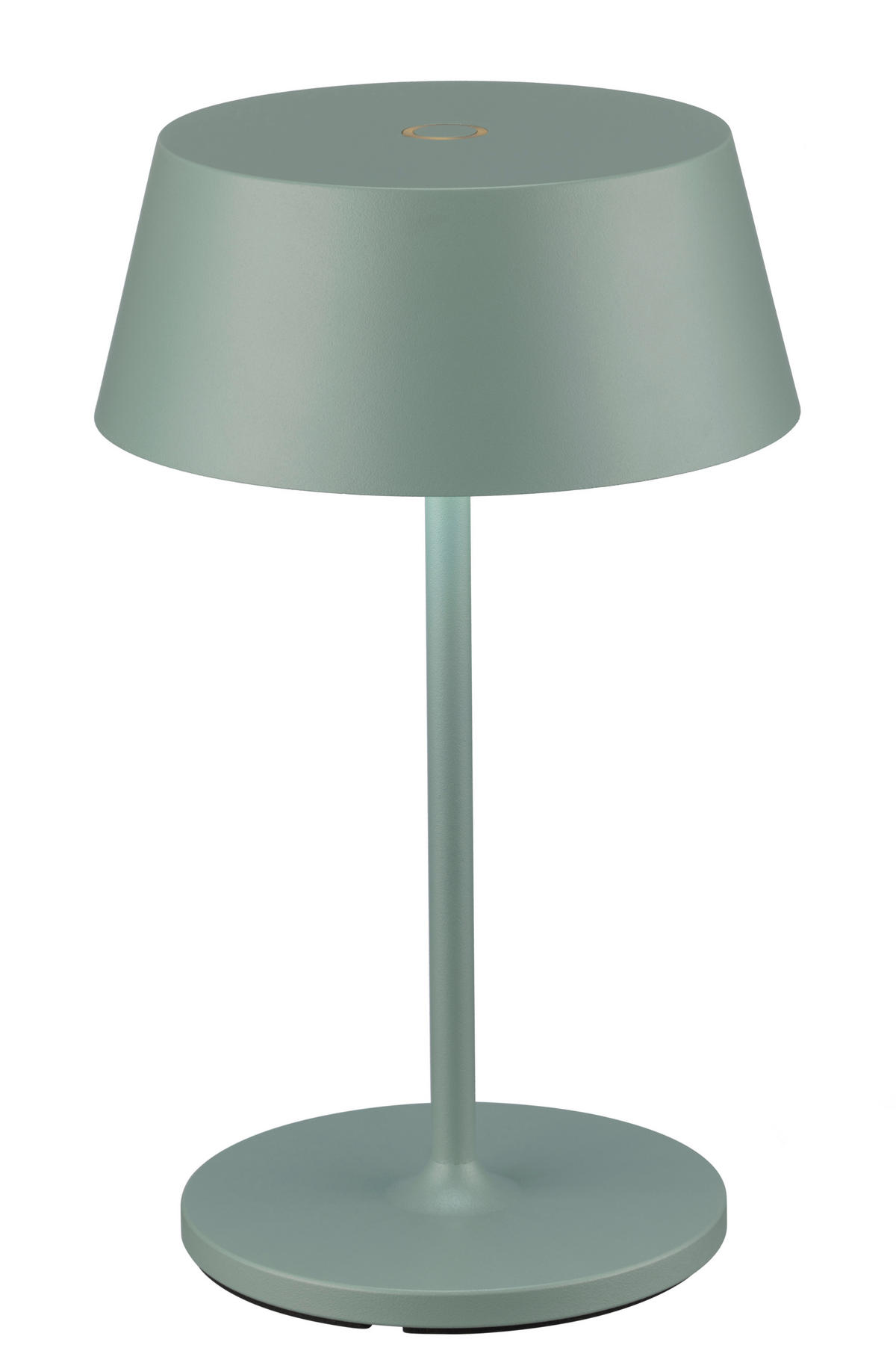 AKKU-TISCHLEUCHTE Naos 15/25 cm  - Grau, Design, Kunststoff/Metall (15/25cm) - Dieter Knoll