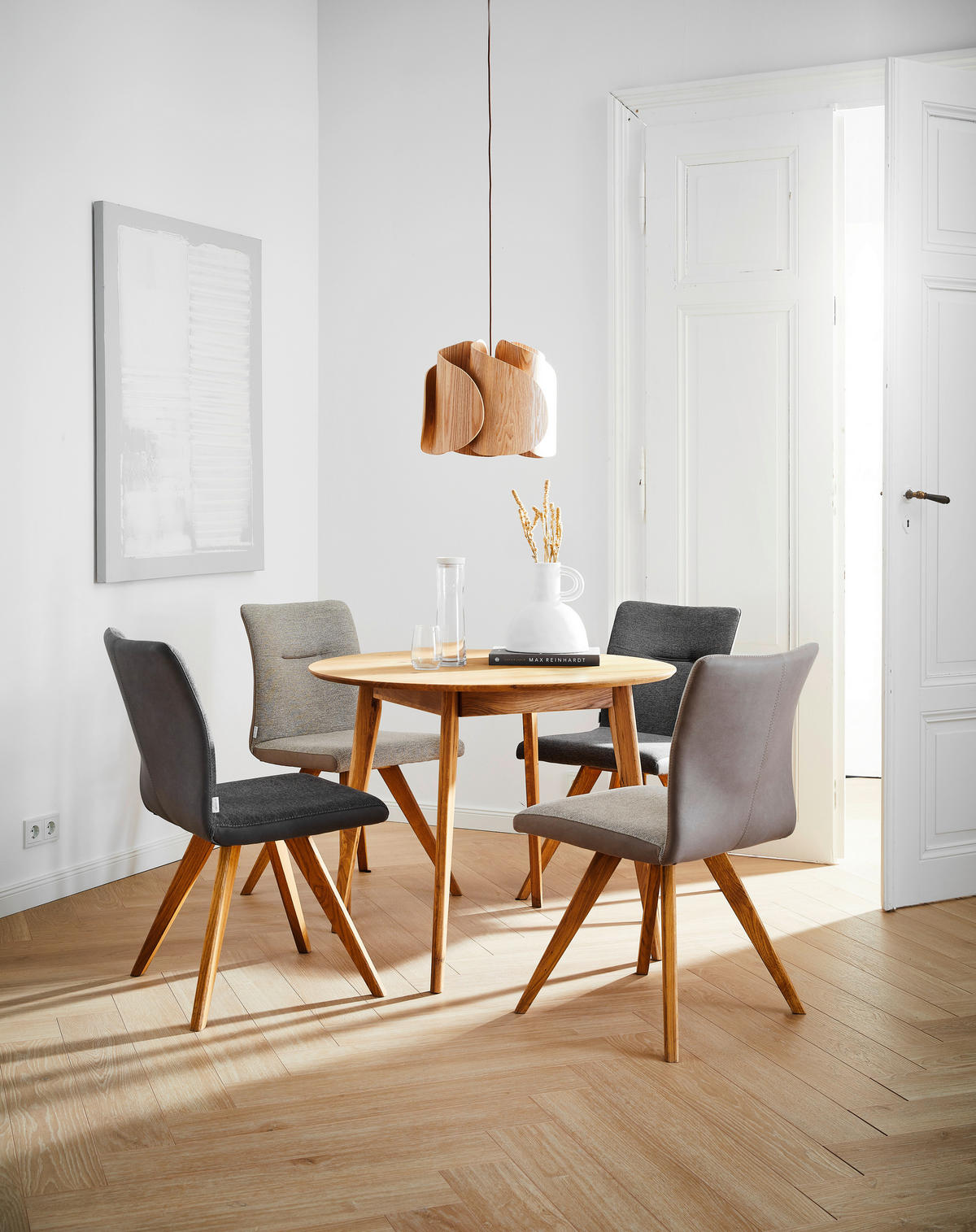 ESSTISCH in Holz 100/100/76 cm  - Eichefarben, Design, Holz (100/100/76cm) - Cantus
