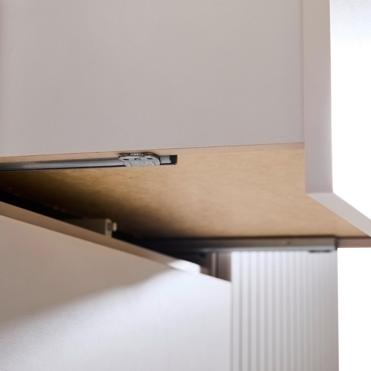 LOWBOARD  in 205,8/56/38 cm  - Kaschmir, KONVENTIONELL, Glas/Holzwerkstoff (205,8/56/38cm) - Voleo