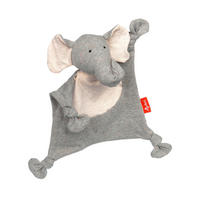 SCHMUSETUCH - Weiß/Grau, Basics, Textil (22/26/13cm) - Sigikid