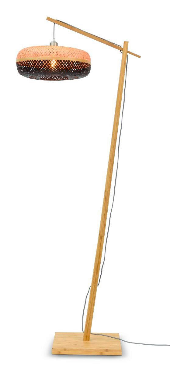 STOJACÍ LAMPA, 40/68/176 cm - černá/přírodní barvy, Trend (40/68/176cm) - Good & Mojo