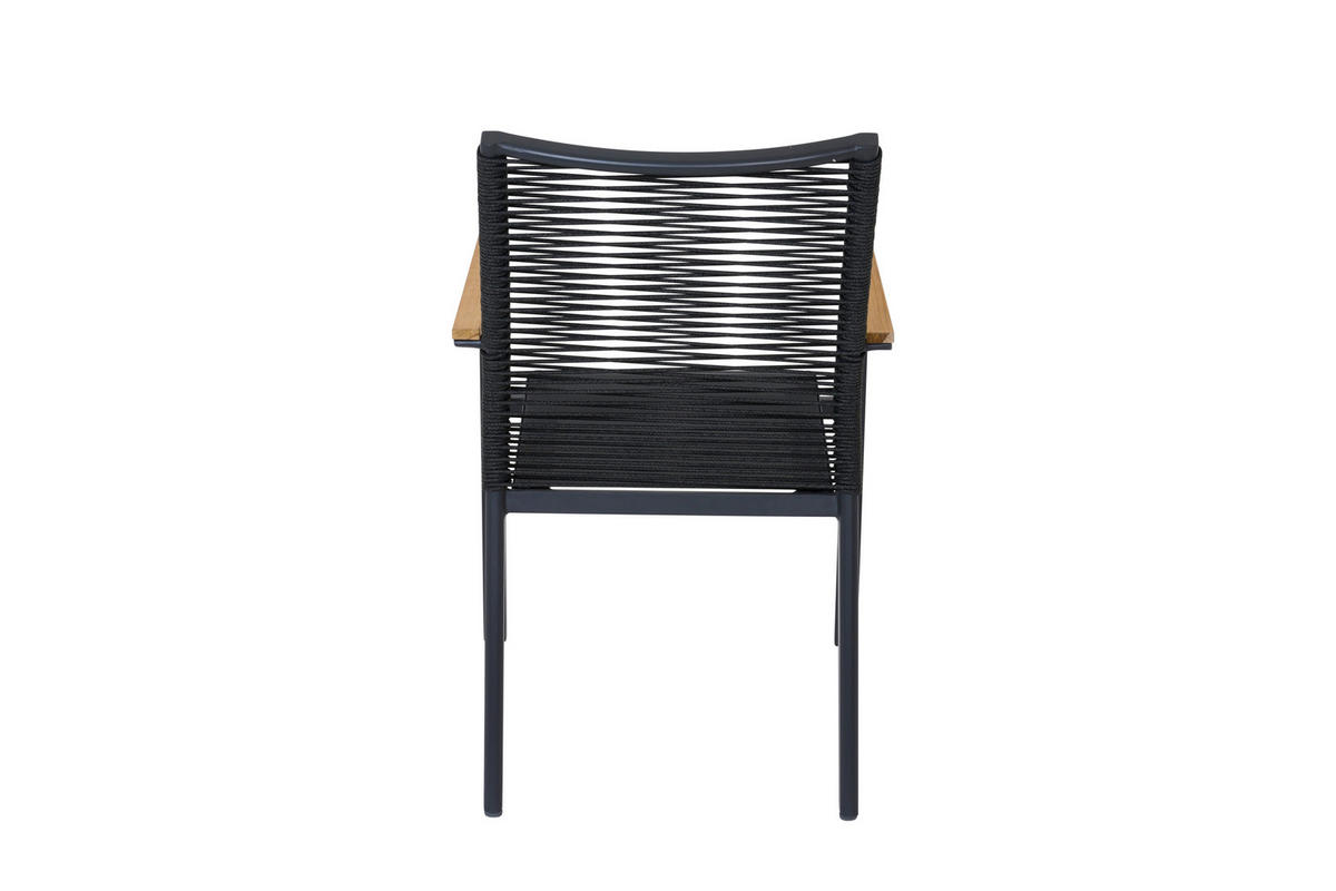 STAPELSESSEL in Holz, Metall, Kunststoff Grau  - Grau, Basics, Holz/Kunststoff (67,5/90/56cm) - Siena Garden
