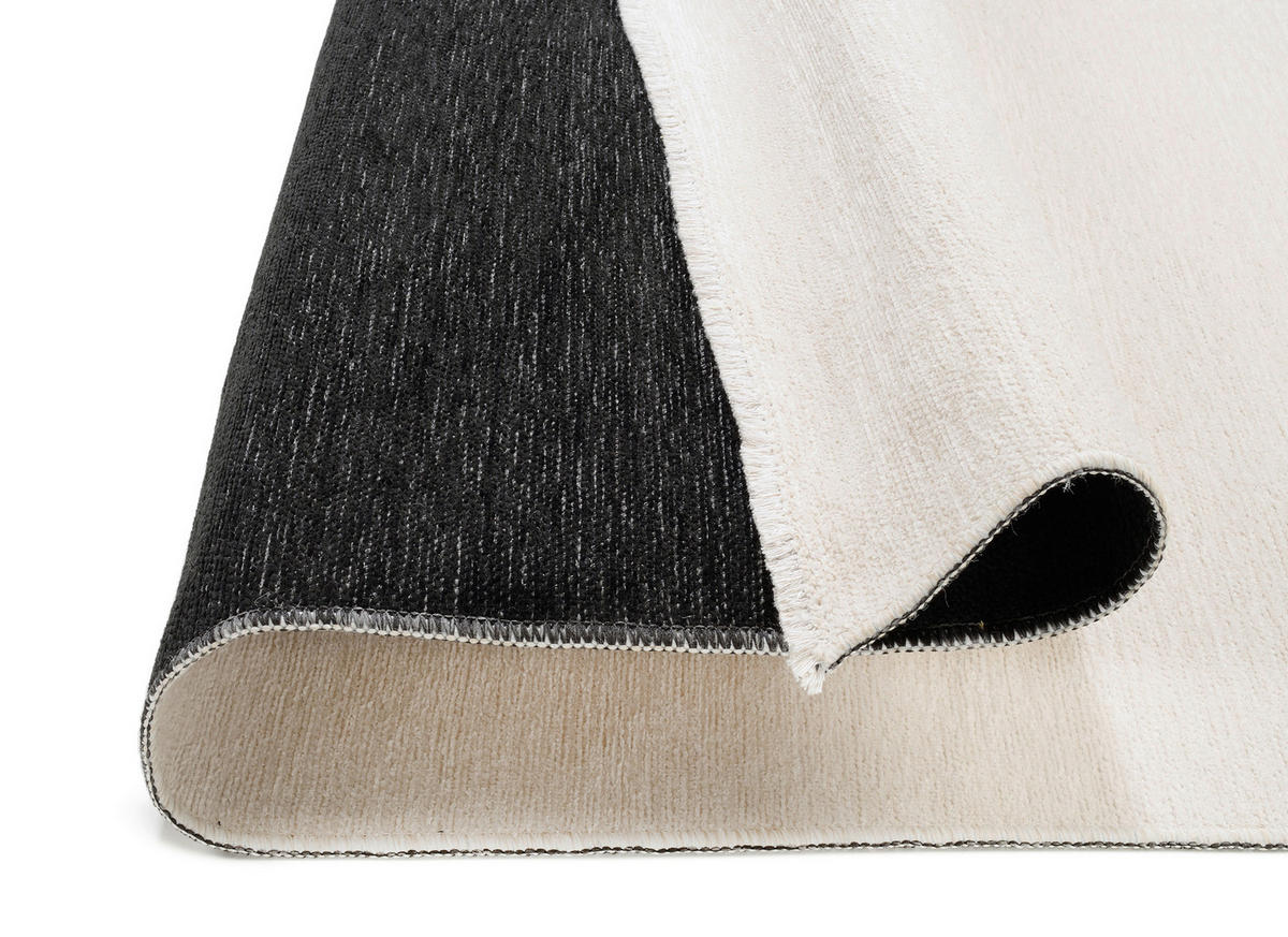 FLACHWEBETEPPICH 160/230 cm Schwarz  - Schwarz, Design, Textil (160/230cm) - Novel