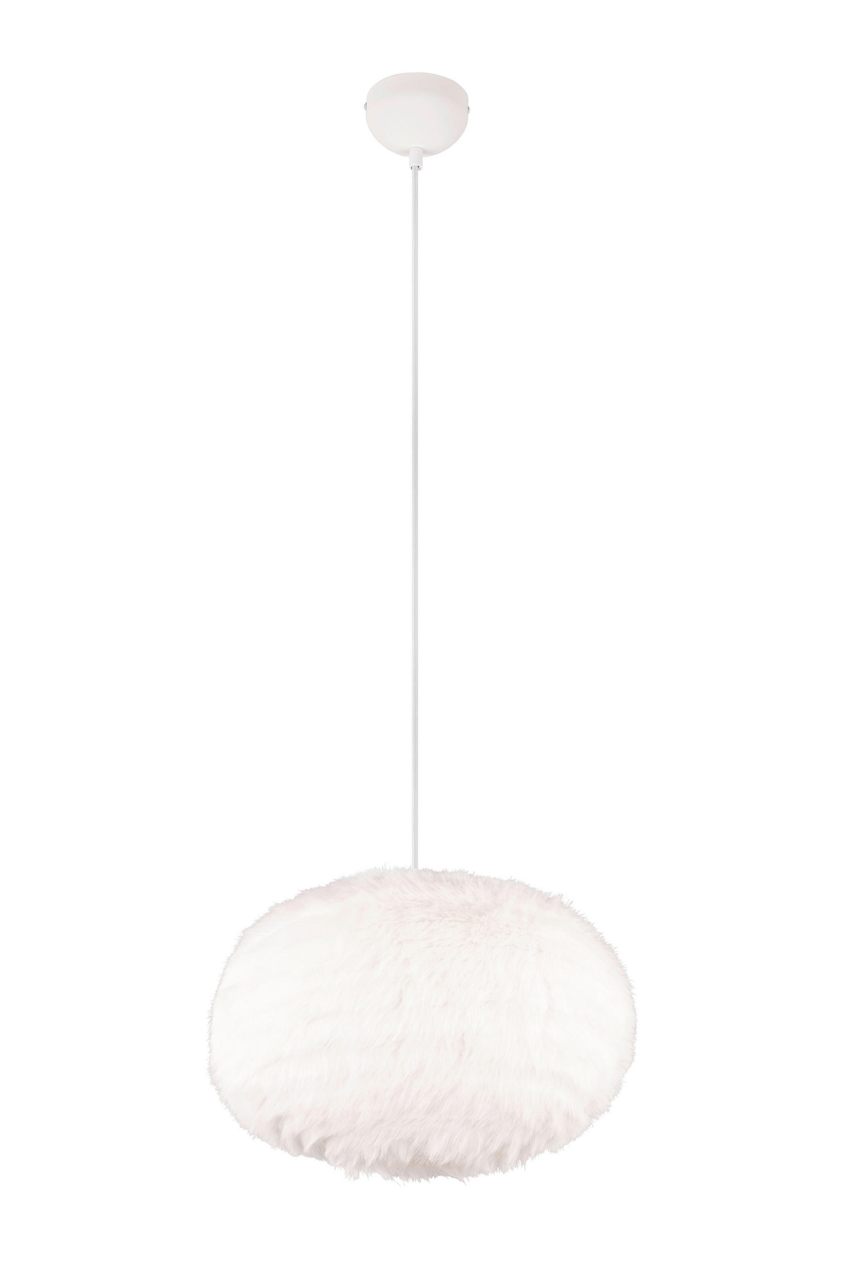 PENDELLEUCHTE 50/150 cm    - Sandfarben/Weiss, Modern, Textil/Metall (50/150cm)