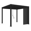 PERGOLA-SEITENTEIL 93/235/10 cm  - Anthrazit, Basics, Metall (93/235/10cm) - Gardenson