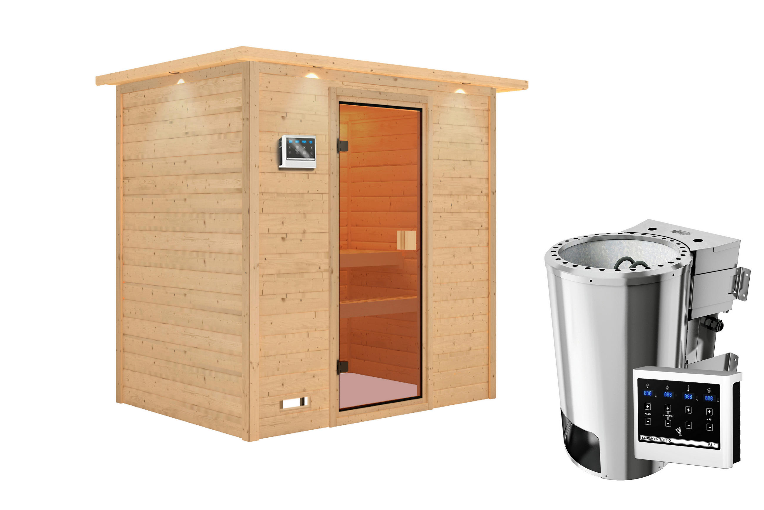 Sauna Helena Front 196/191/145 cm