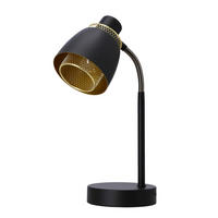 BORDSLAMPA Aleksandria 19/12/34 cm   - svart/guldfärgad, Design, metall (19/12/34cm)