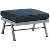 LOUNGETISCH 72/72/47 cm Metall, Textil  - Graphitfarben/Grau, Basics, Textil/Metall (72/72/47cm) - Sieger