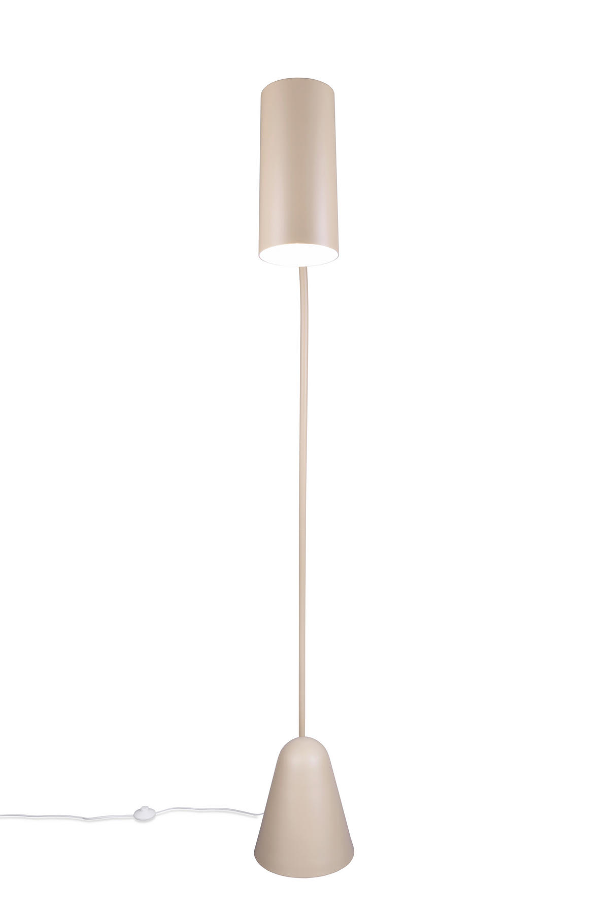 STEHLEUCHTE    - Beige, KONVENTIONELL, Metall (206/30/85,5cm) - Cinque