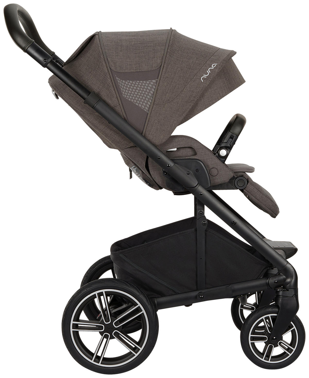 KOMBIKINDERWAGEN Mixx Next  - Schwarz/Grau, Basics, Metall (60/110/82cm) - Nuna