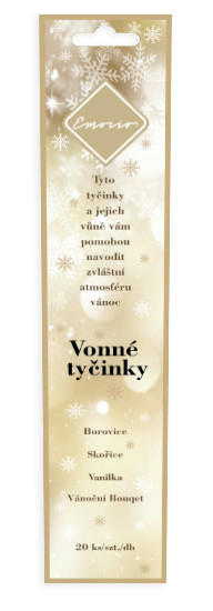 VONNÉ TYČINKY  - zlatá, Basics, drevo/prírodné materiály (6/30/1cm)