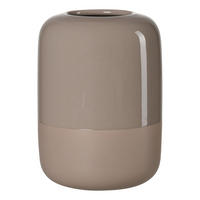 VASE 20 cm  - Braun, Basics, Keramik (14,5/14,5/20cm)