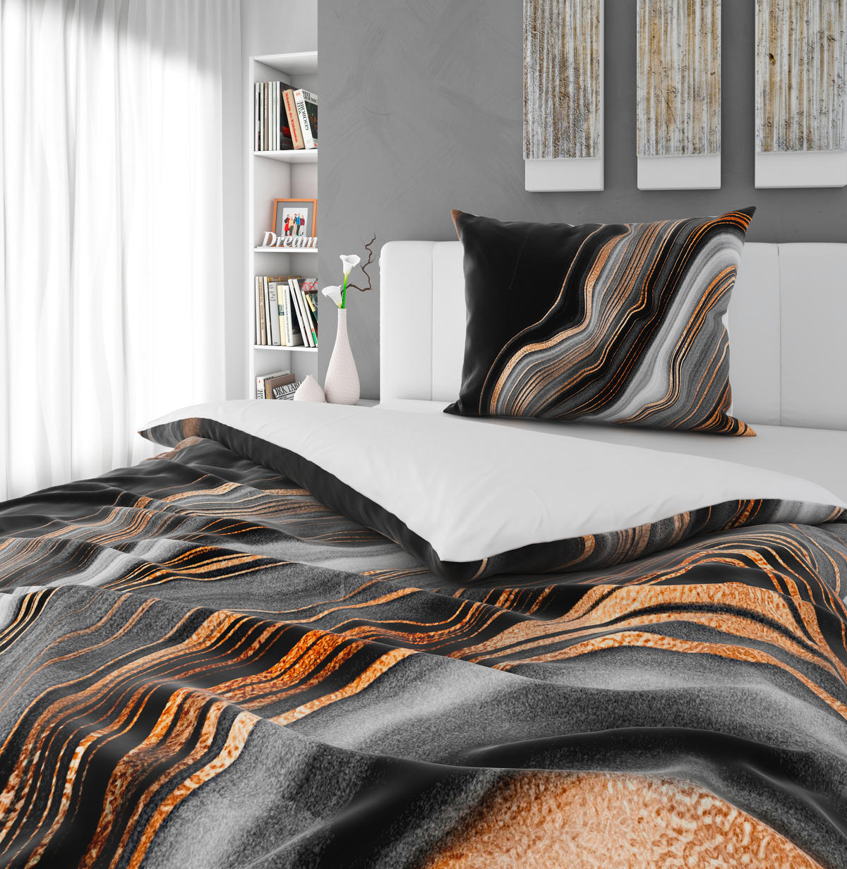 PREVLEKA ZA BLAZINO  VOLCANO  40/40 cm       - naravne barve, Konvencionalno, tekstil (40/40cm) - Esposa