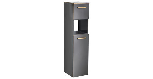 MIDISCHRANK 30/123,2/33 cm - Eichefarben/Grau, KONVENTIONELL, Holzwerkstoff (30/123,2/33cm) - Xora