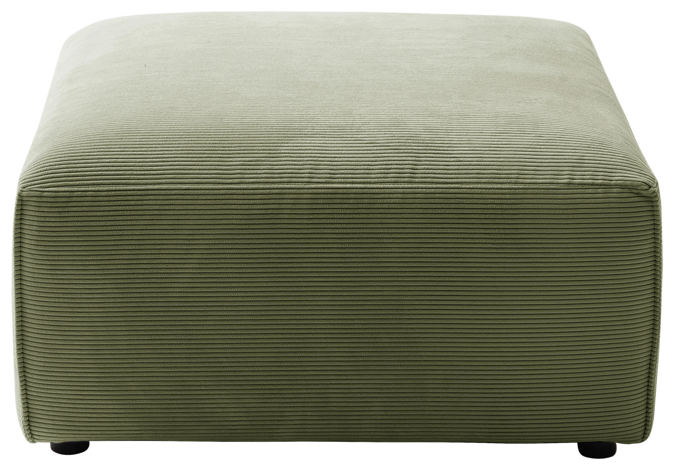 HOCKER Cord Hellgrün  - Schwarz/Hellgrün, Design, Kunststoff/Textil (80/71/80cm) - Pure Home Lifestyle