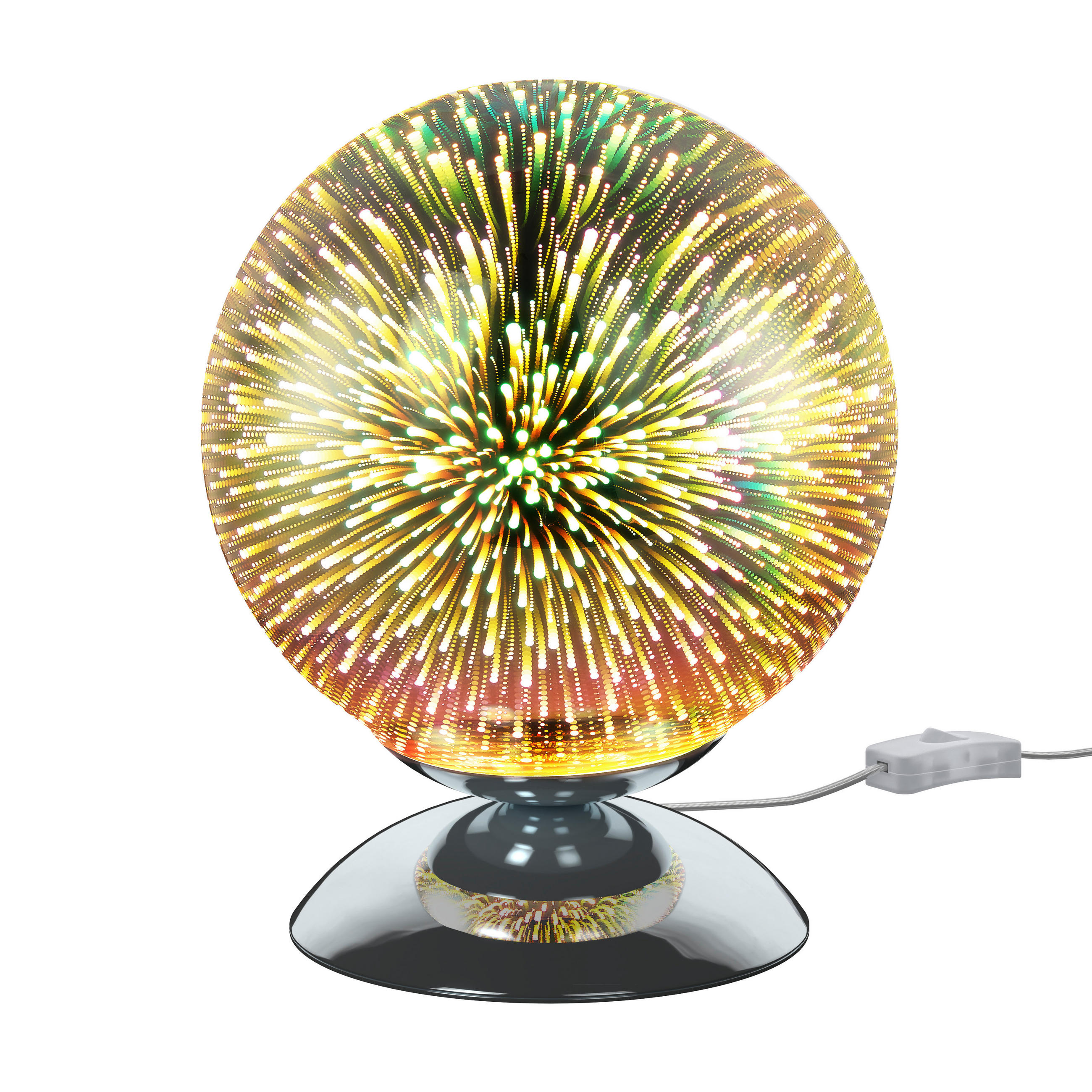 BORDSLAMPA Galaxy 20/25 cm   - kromfärg, Lifestyle, metall/glas (20/25cm) - Novel