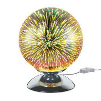 BORDSLAMPA Galaxy 20/25 cm   - kromfärg, Lifestyle, metall/glas (20/25cm) - Novel