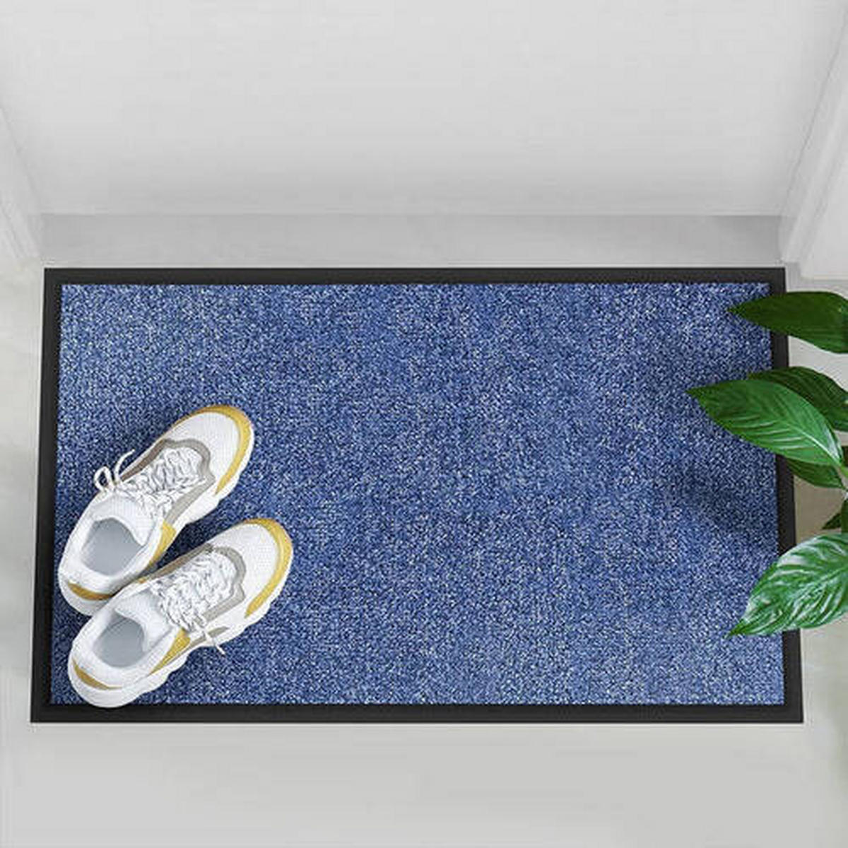 SCHMUTZFANGMATTE  90/150 cm  Blau  - Blau, KONVENTIONELL, Kunststoff/Textil (90/150cm) - Esposa